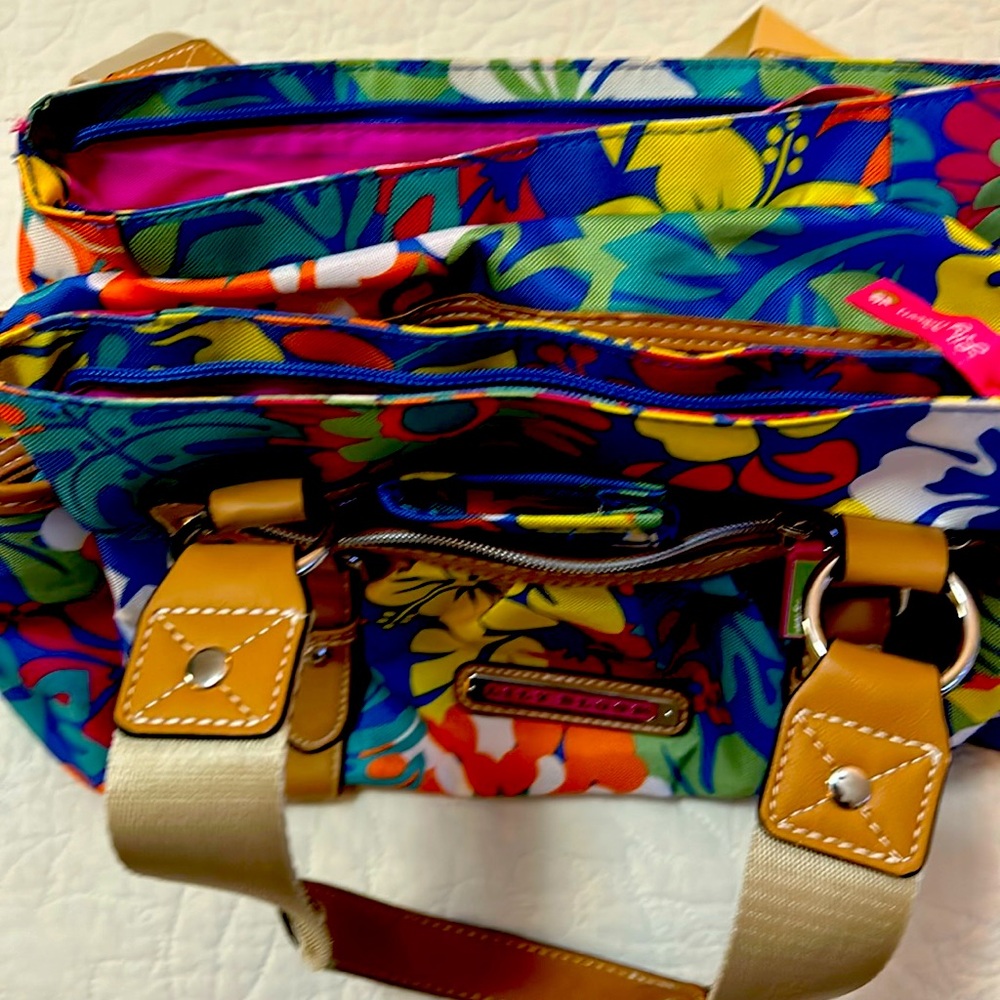Beautiful, fun Lily Bloom bag, satchel, great in all seasons